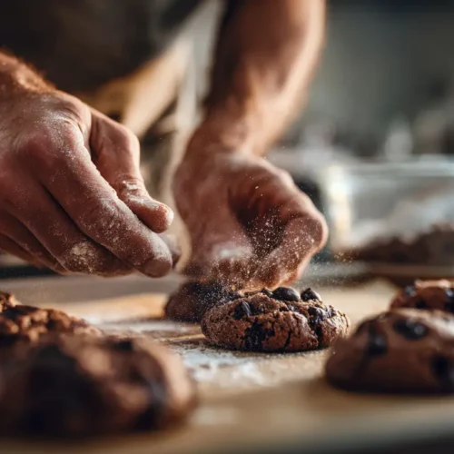 A freshly baked lasagna with melted cheese and rich tomato sauce