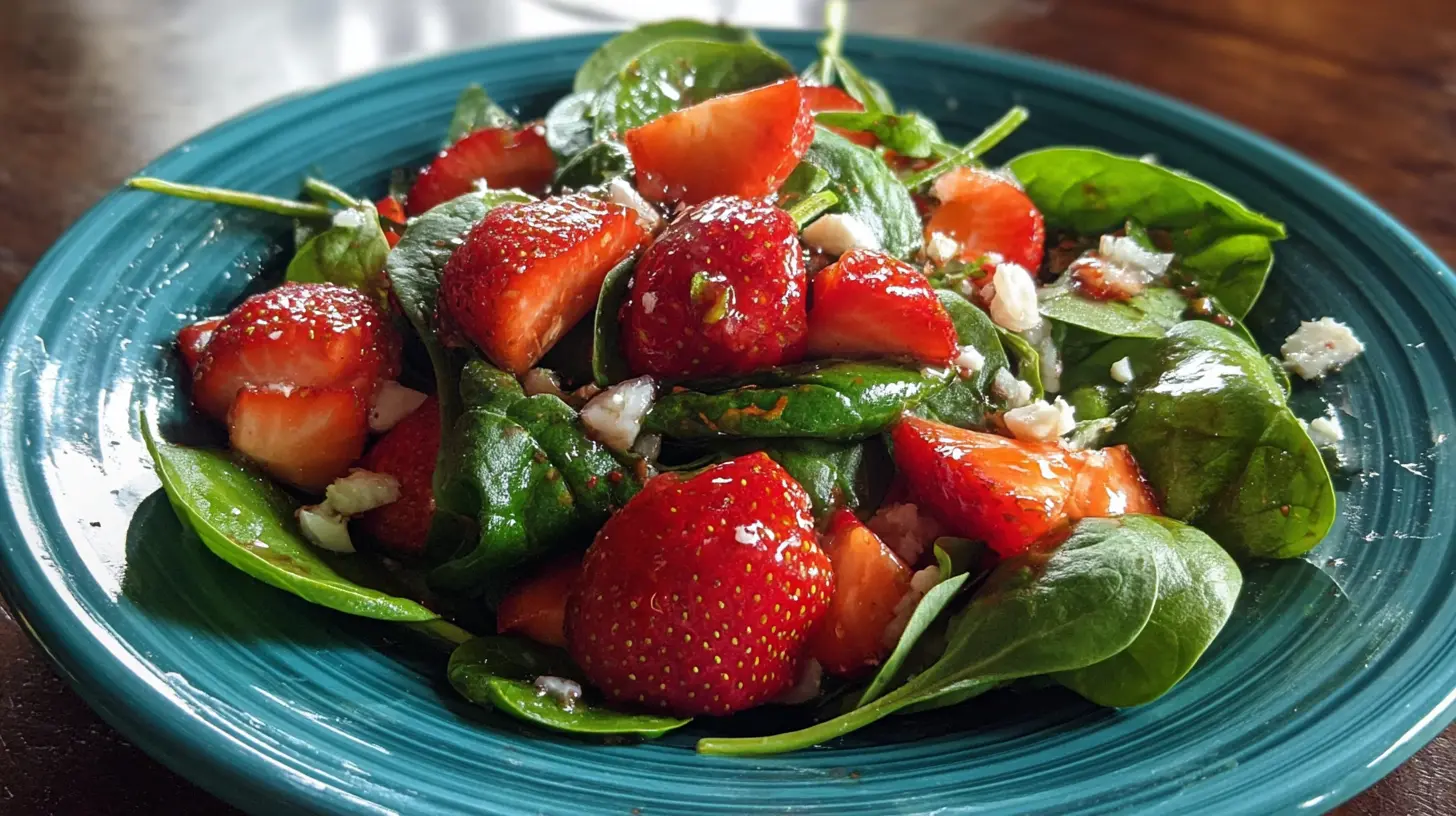 Strawberry Spinach Salad Step-by-Step
