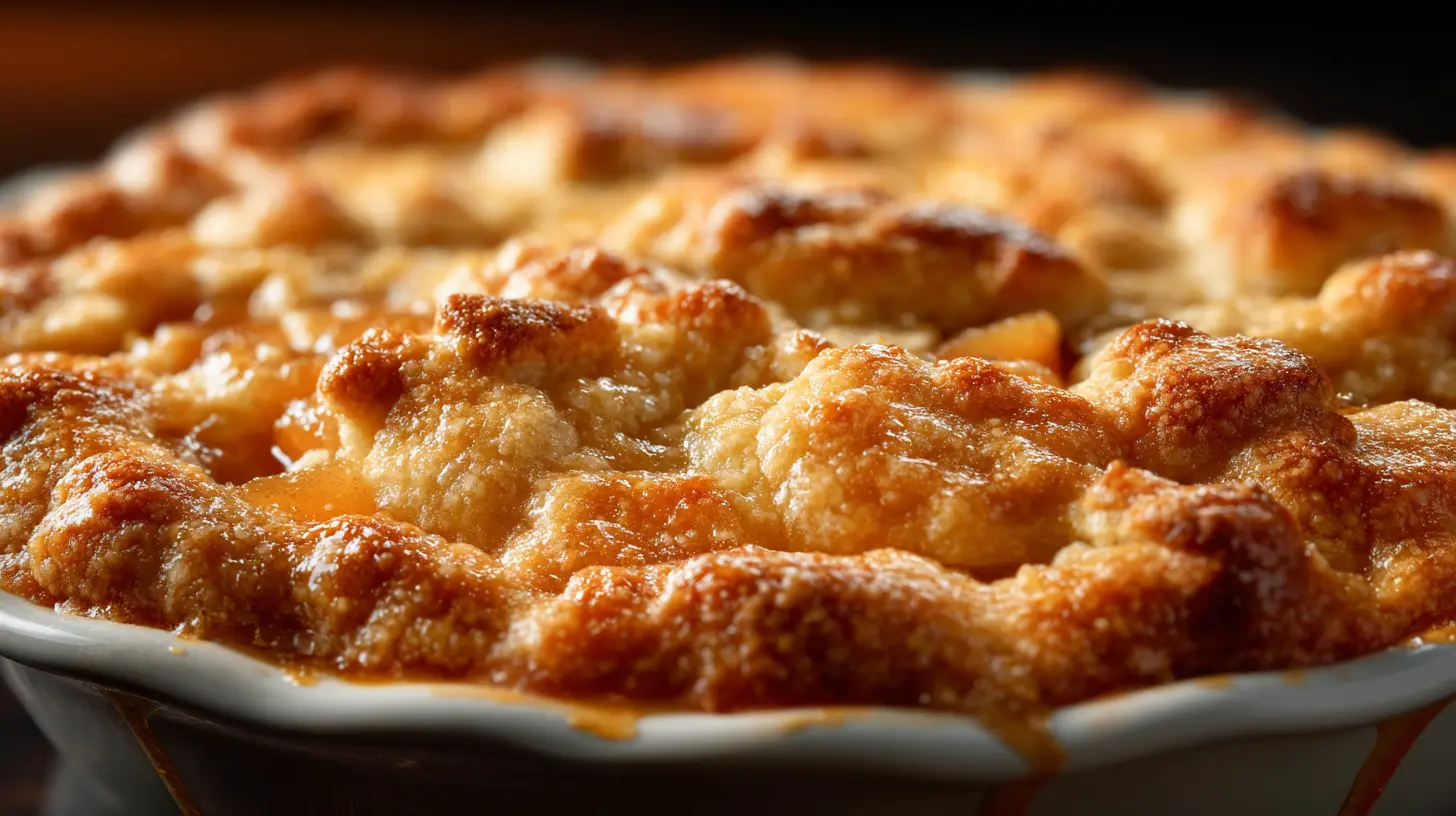 Step by Step Peach Cobbler