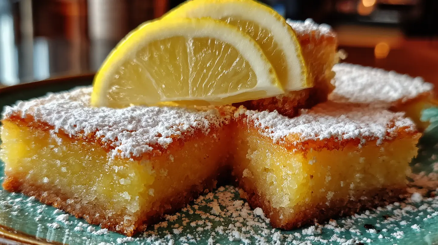 Lemon bars step-by-step