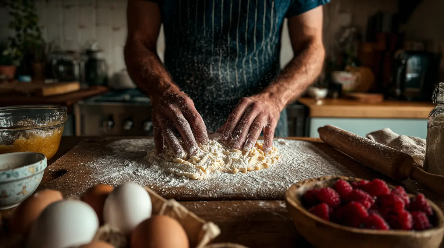 Overcooked waffle with dark edges