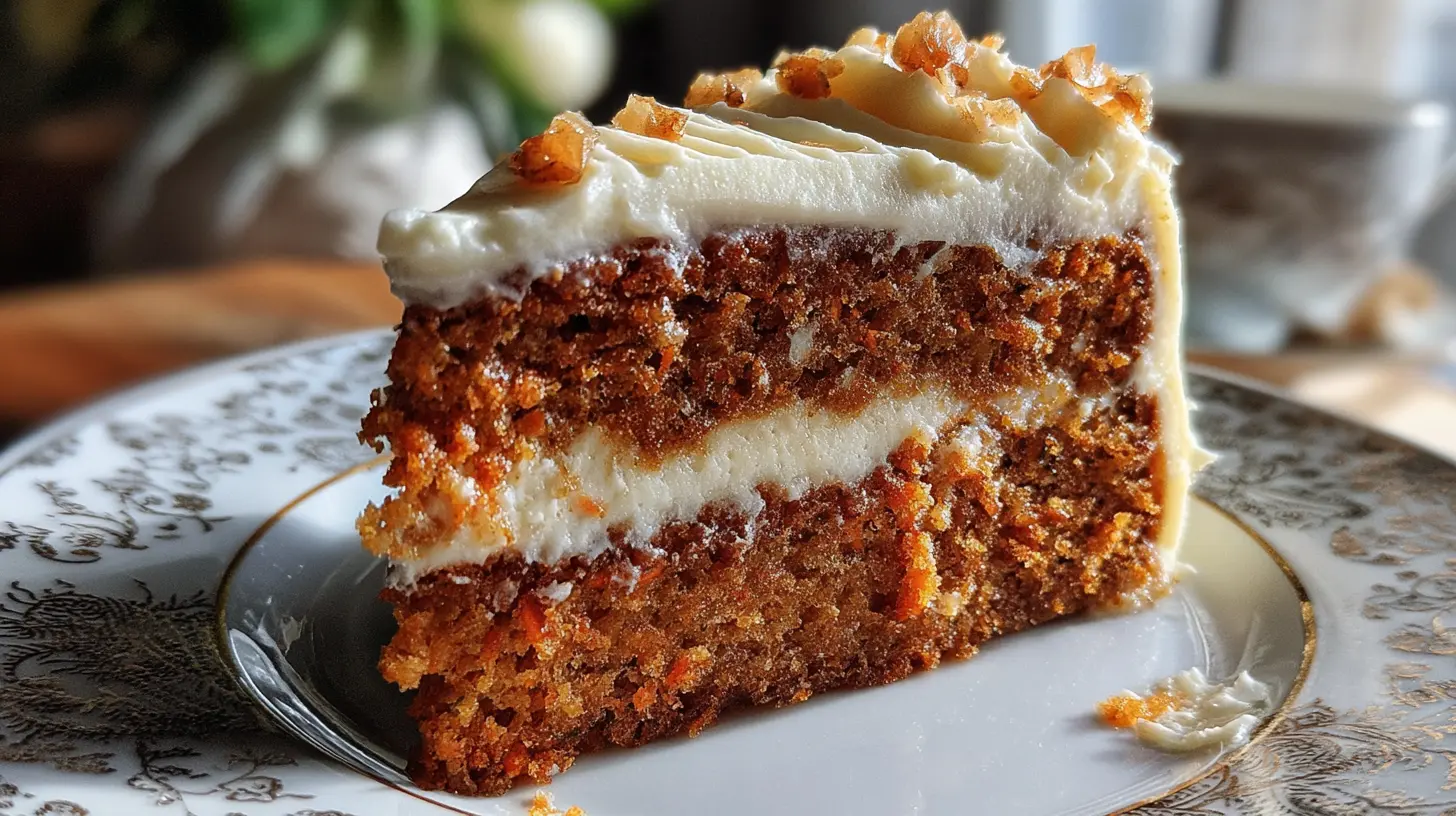 Carrot cake preparation steps