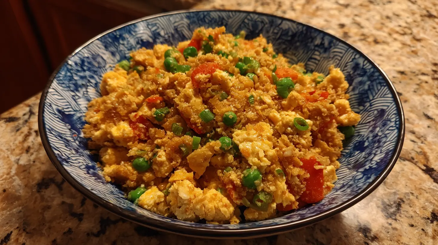 Cauliflower Fried Rice Steps