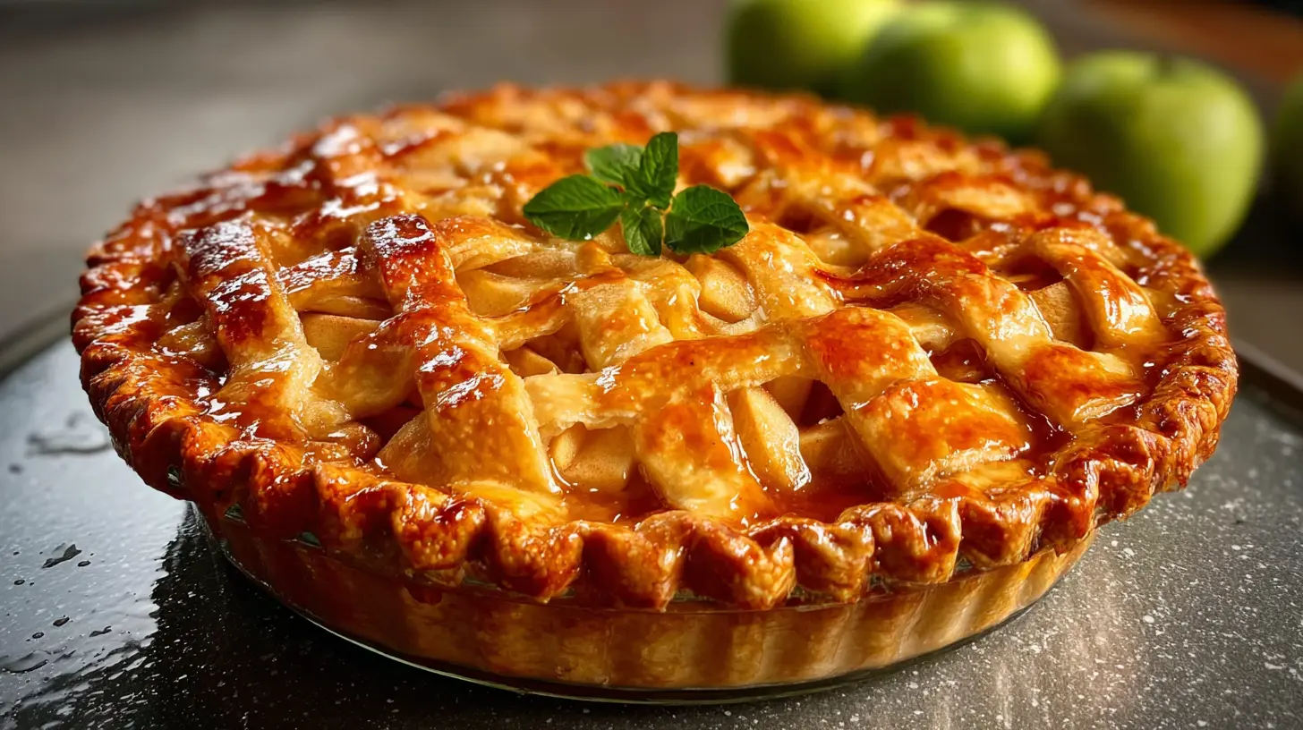 Sliced apples tossed in sugar and cinnamon ready for filling the classic apple pie