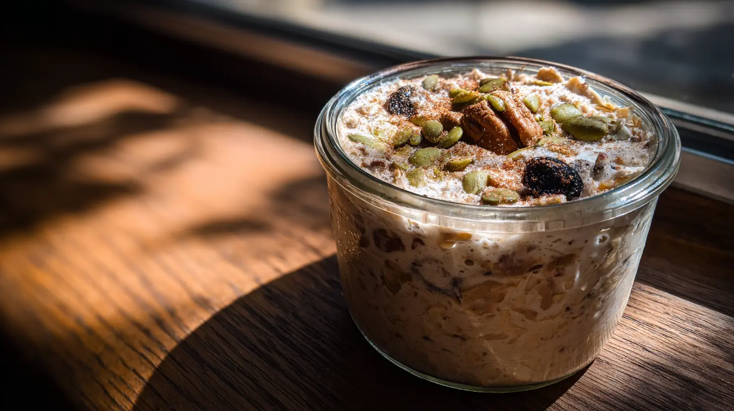 Step-by-step overnight oats preparation