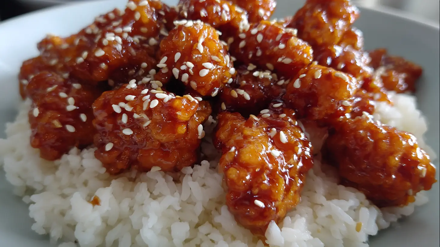 Orange Chicken Panda Express Style cooking steps