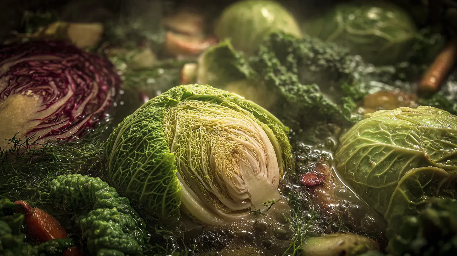Ladling the Viral Cabbage Boil into a Bowl
