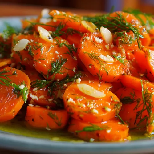 A vibrant bowl of the viral TikTok carrot salad, showcasing its fresh ingredients.
