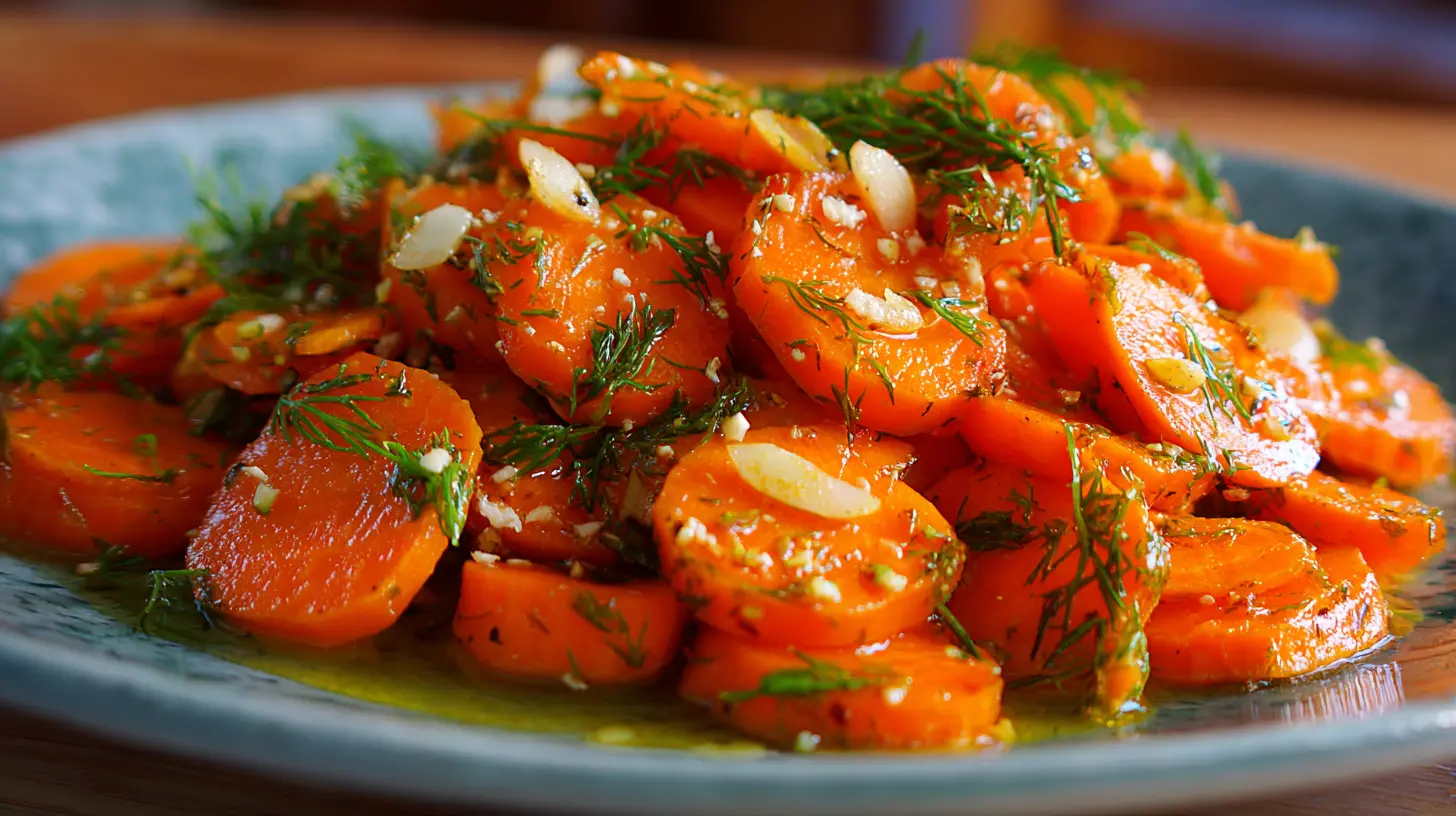 A vibrant bowl of the viral TikTok carrot salad, showcasing its fresh ingredients.